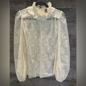 Heidi Merrick Lace Poet Top